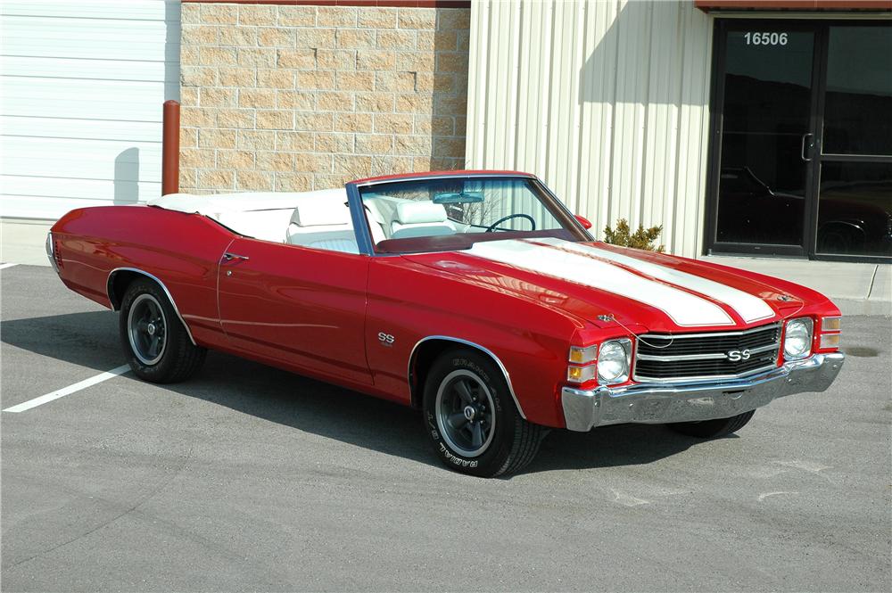 1971 CHEVROLET CHEVELLE SS 454 CONVERTIBLE