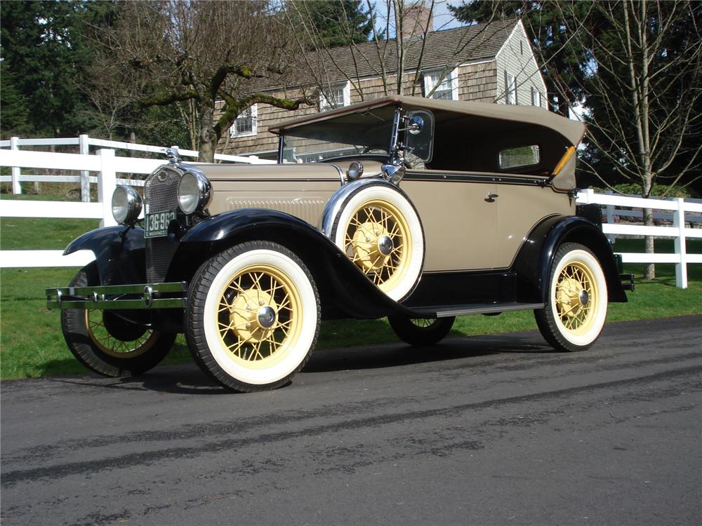 1931 FORD MODEL A 2 DOOR DELUXE PHAETON