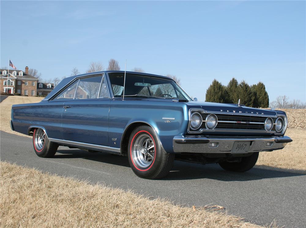 1967 PLYMOUTH GTX 2 DOOR HARDTOP