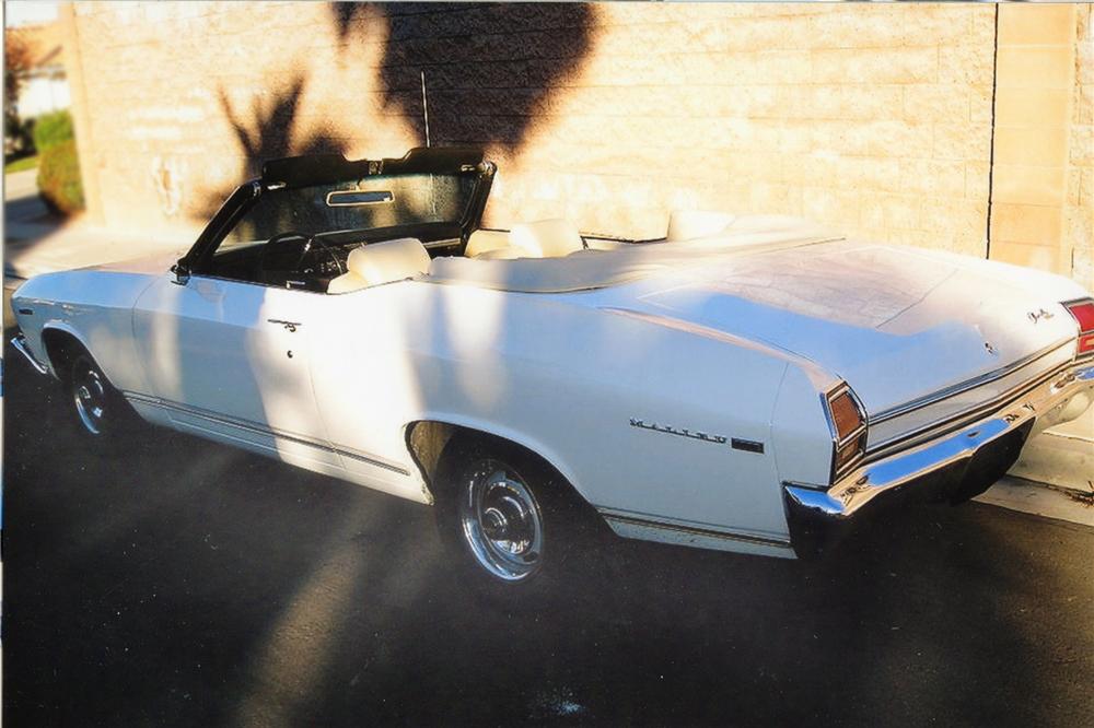 1969 CHEVROLET CHEVELLE MALIBU 2 DOOR CONVERTIBLE