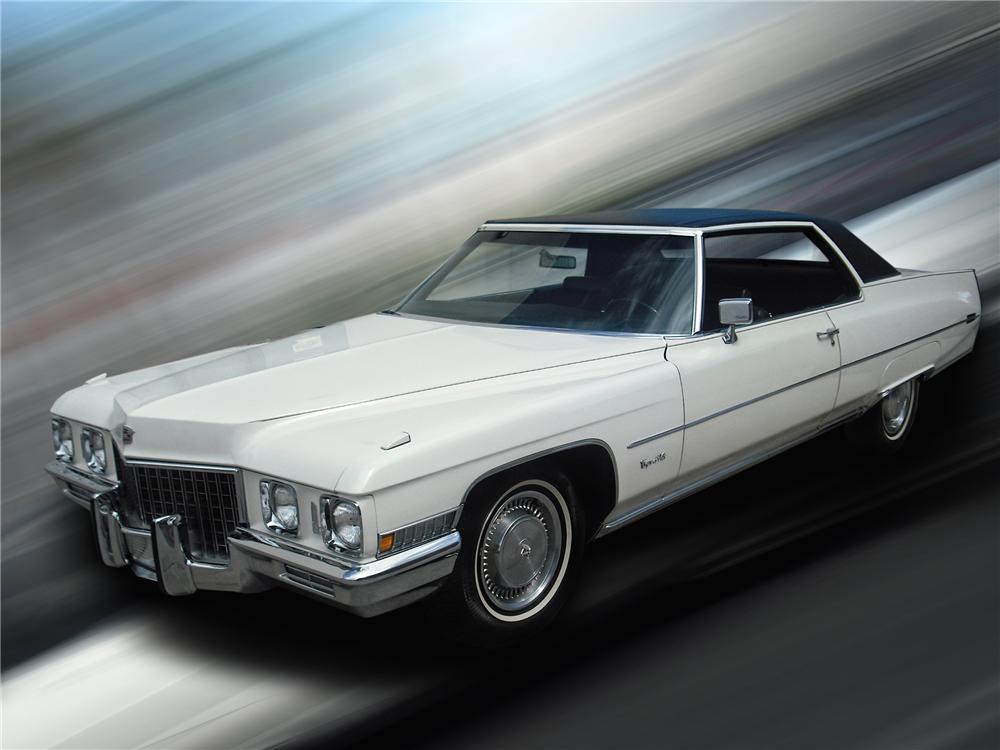 1971 CADILLAC COUPE DE VILLE 2 DOOR HARDTOP