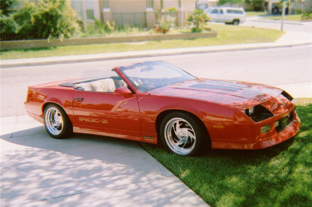 1988 CHEVROLET CAMARO IROC Z/28 CUSTOM CONVERTIBLE