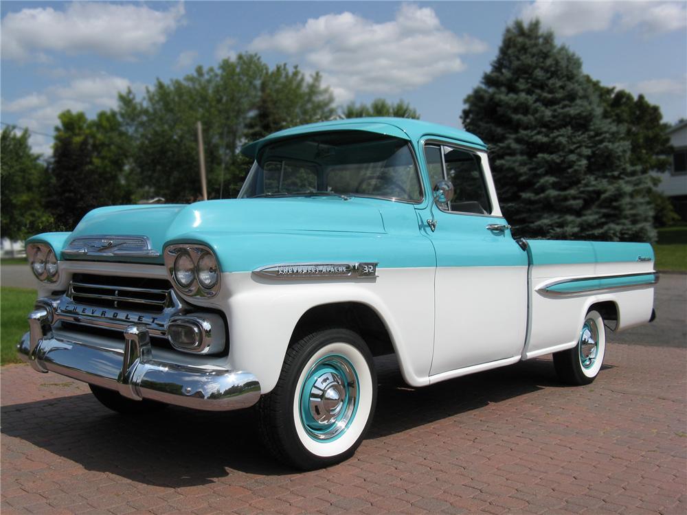 1959 CHEVROLET APACHE FLEETSIDE PICKUP