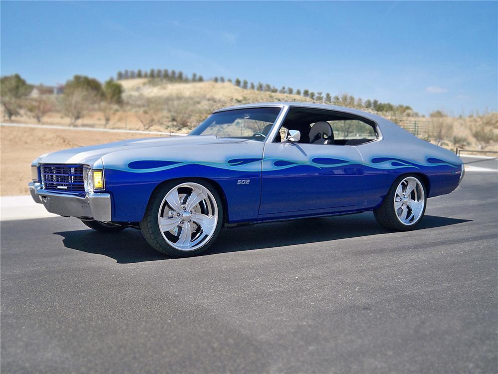 1972 CHEVROLET CHEVELLE CUSTOM 2 DOOR HARDTOP