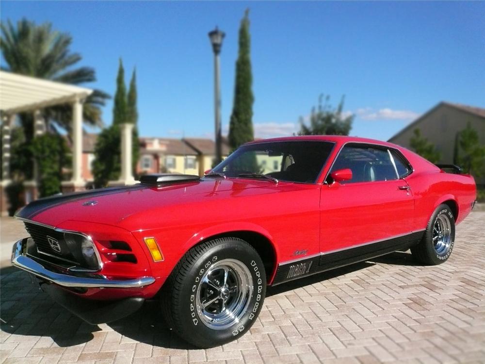 1970 FORD MUSTANG MACH 1 FASTBACK