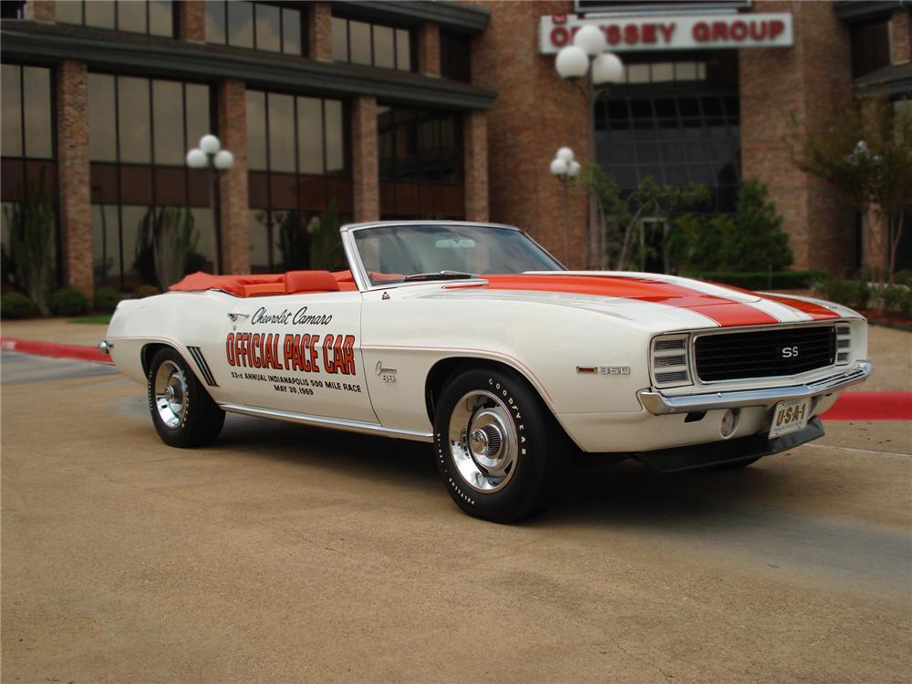 1969 CHEVROLET CAMARO INDY PACE CAR CONVERTIBLE