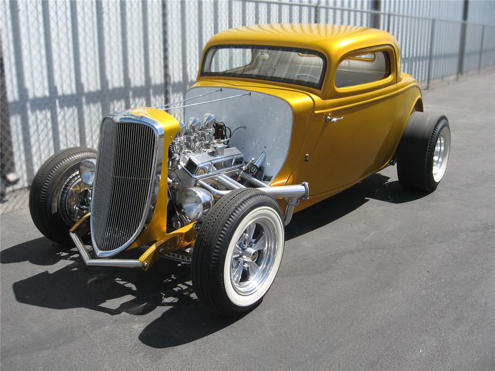 1933 FORD 3 WINDOW CUSTOM COUPE