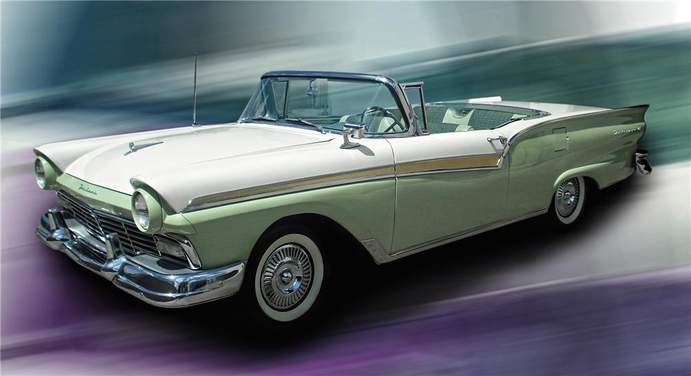 1957 FORD FAIRLANE 500 SKYLINER RETRACTABLE