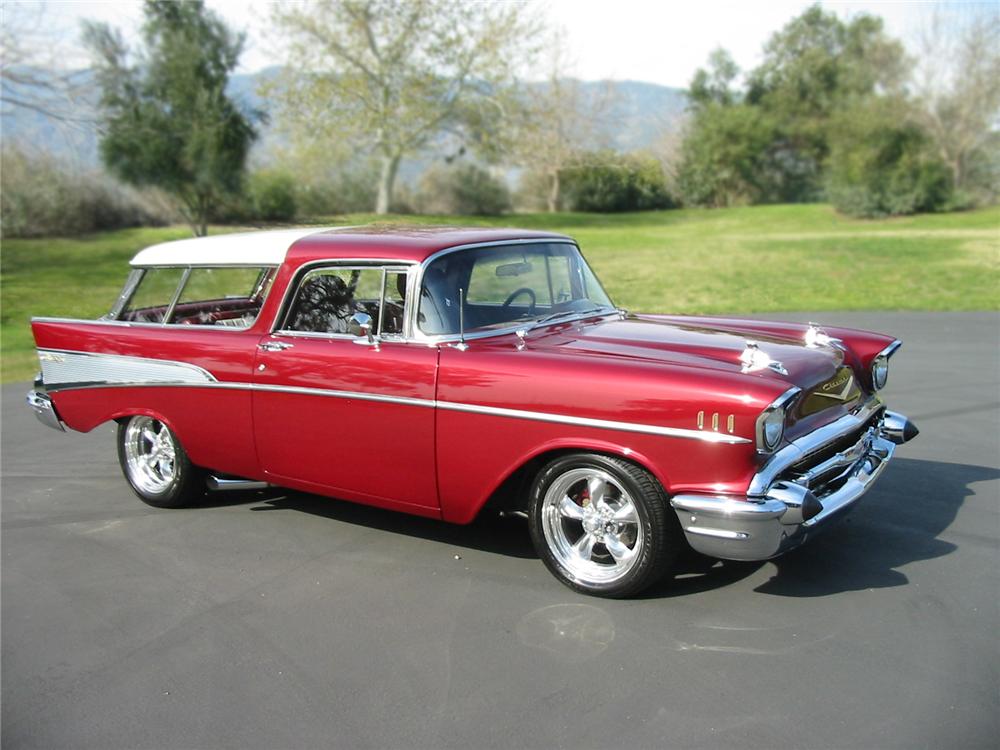 1957 CHEVROLET NOMAD CUSTOM 2 DOOR WAGON