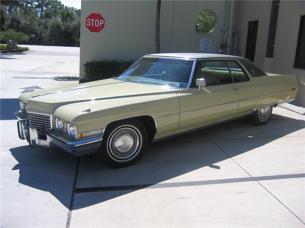 1972 CADILLAC DE VILLE 2 DOOR COUPE