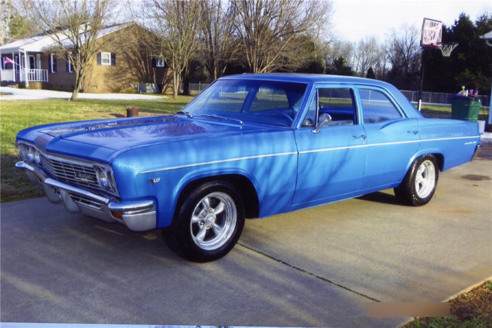 1966 CHEVROLET BEL AIR CUSTOM 4 DOOR SEDAN