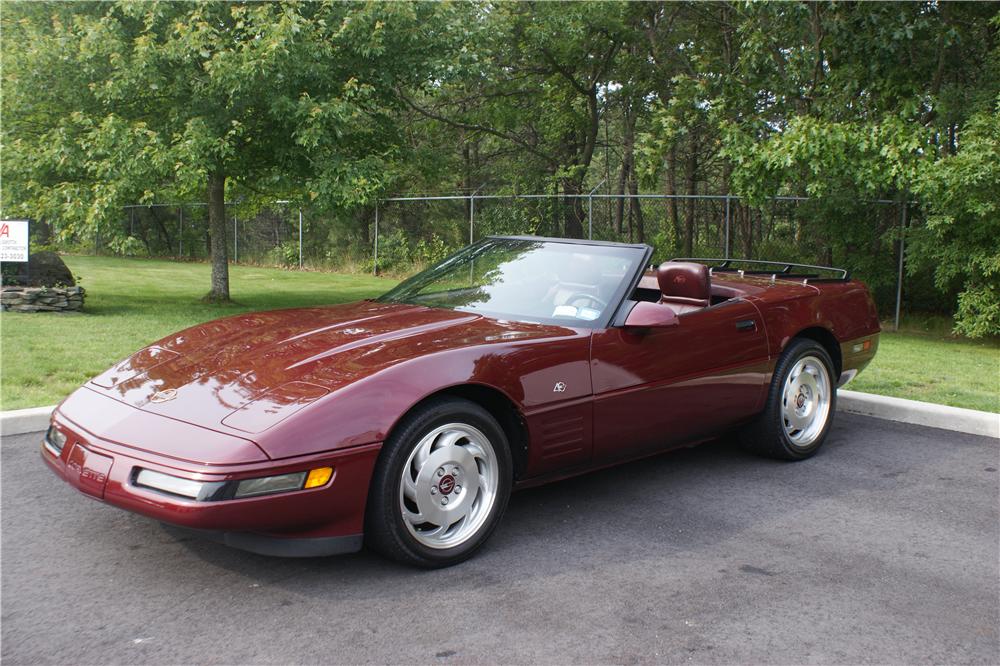 1993 CHEVROLET CORVETTE 2 DOOR CONVERTIBLE