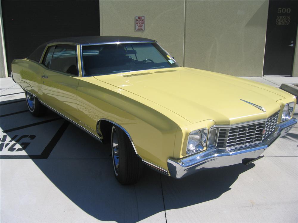 1972 CHEVROLET MONTE CARLO 2 DOOR COUPE