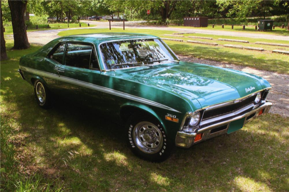 1972 CHEVROLET NOVA RALLY 2 DOOR COUPE