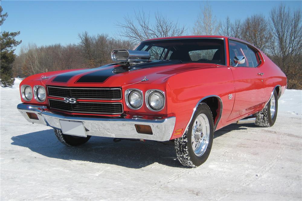 1970 CHEVROLET CHEVELLE CUSTOM 2 DOOR HARDTOP