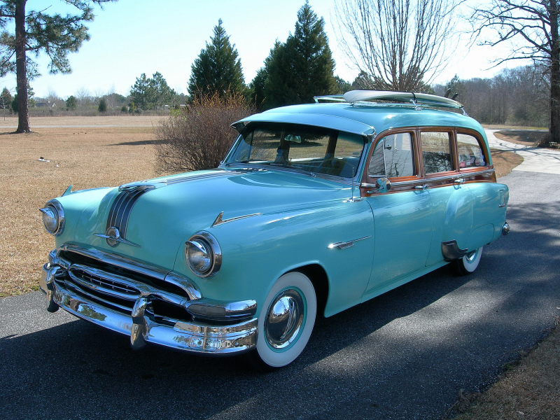 1954 PONTIAC CHIEFTAIN TIN WOODY WAGON