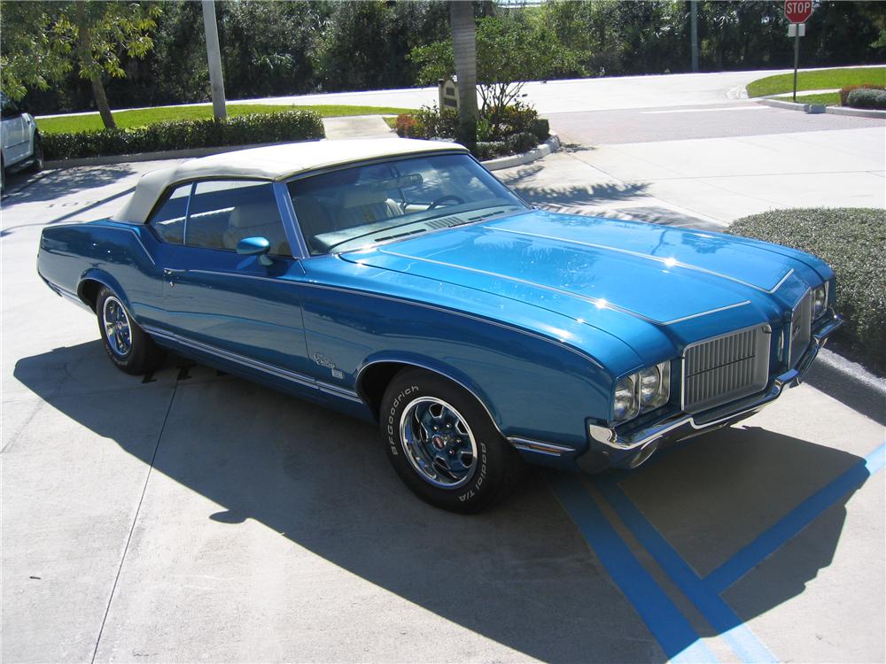 1971 OLDSMOBILE CUTLASS S/X 2 DOOR CONVERTIBLE