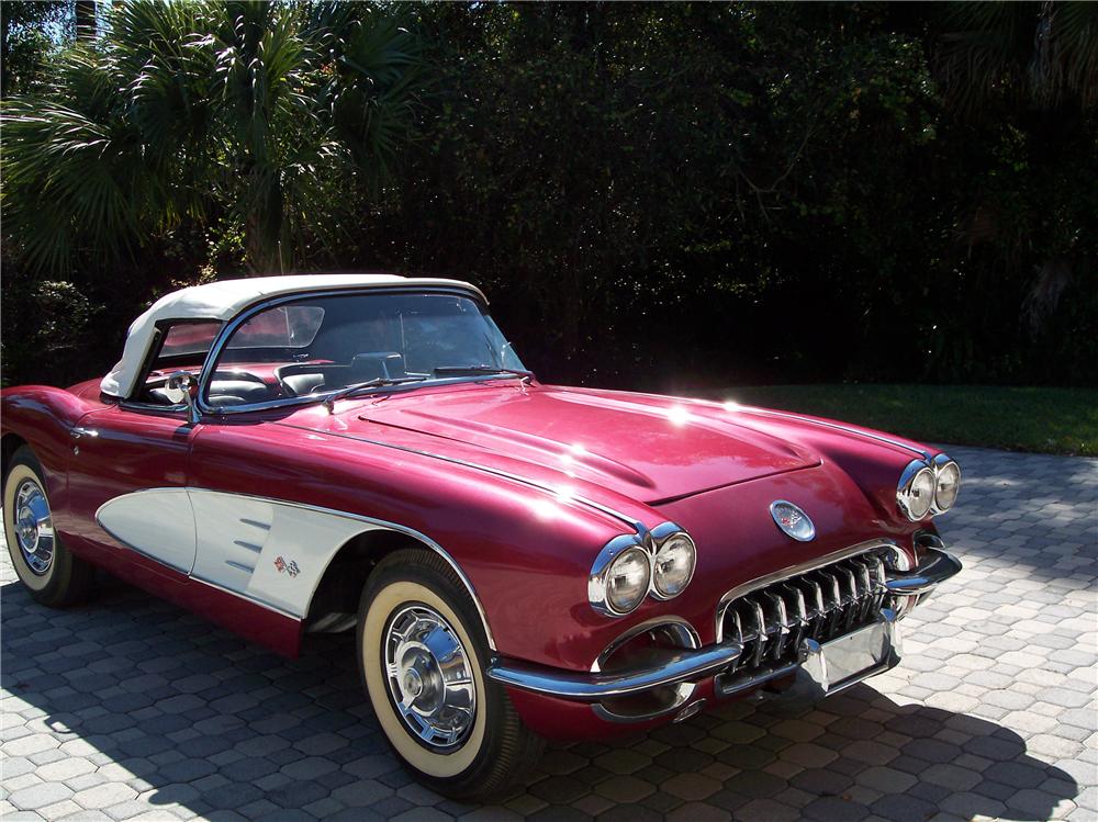 1959 CHEVROLET CORVETTE 2 DOOR CONVERTIBLE