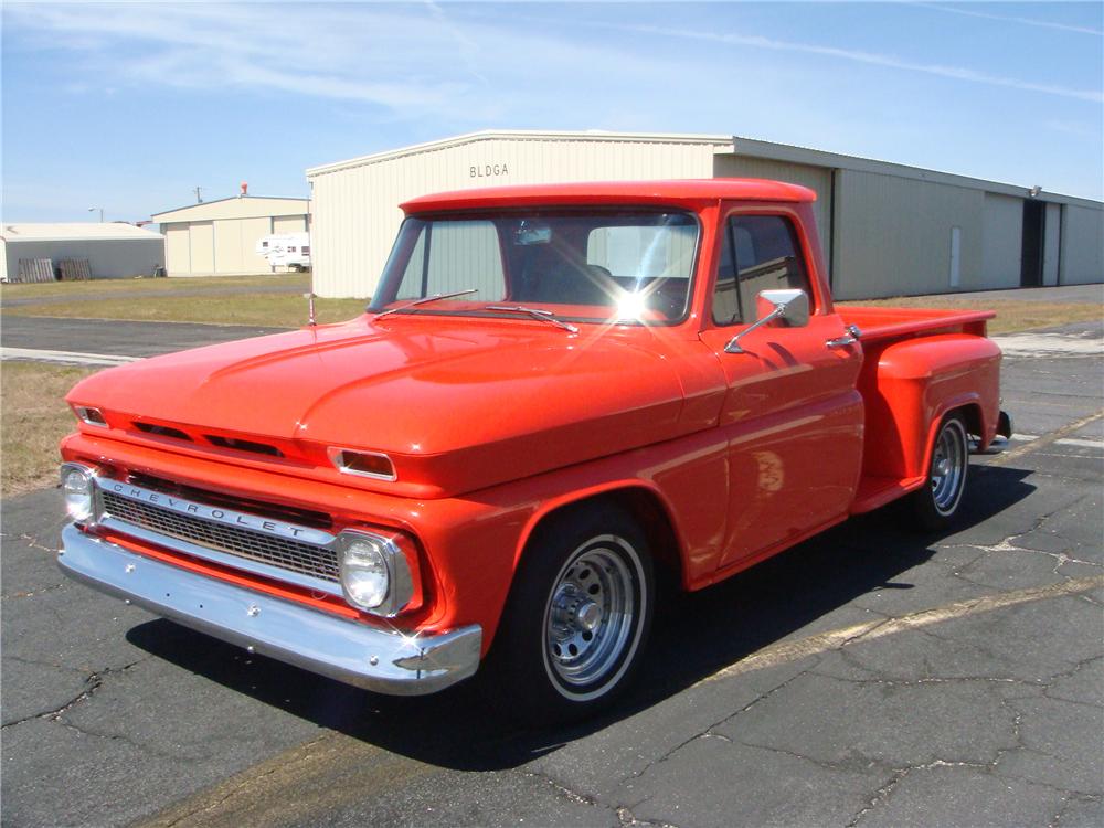 1966 CHEVROLET C-10 STEP-SIDE CUSTOM PICKUP