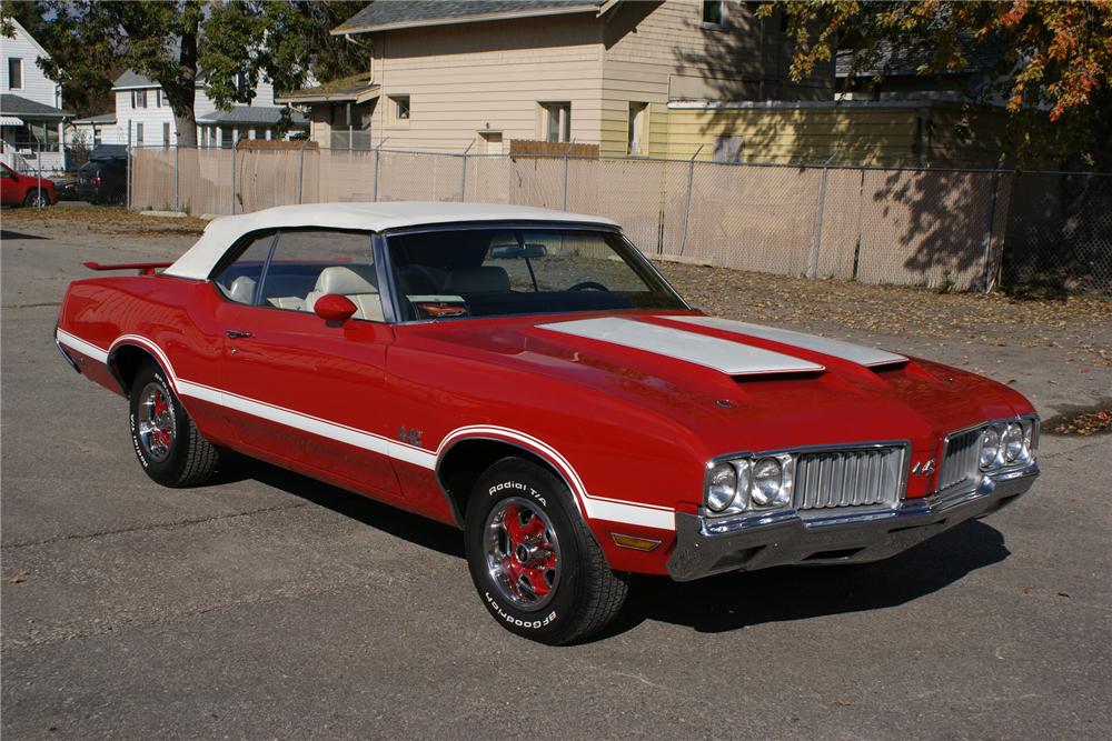 1970 OLDSMOBILE CUTLASS 442 2 DOOR CONVERTIBLE