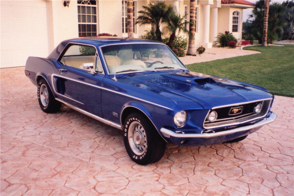 1968 FORD MUSTANG GT CUSTOM 2 DOOR HARDTOP