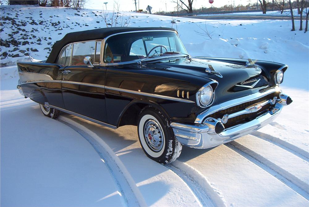 1957 CHEVROLET BEL AIR CUSTOM 2 DOOR CONVERTIBLE