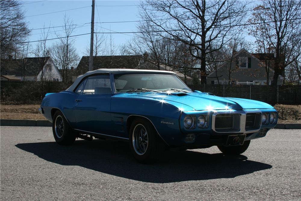 1969 PONTIAC FIREBIRD 2 DOOR CONVERTIBLE