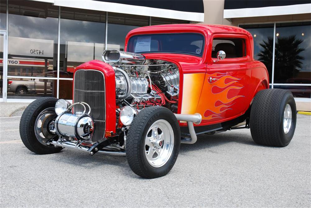 1932 FORD 3 WINDOW CUSTOM COUPE