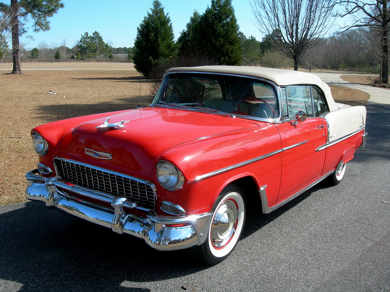 1955 CHEVROLET BEL AIR 2 DOOR CONVERTIBLE