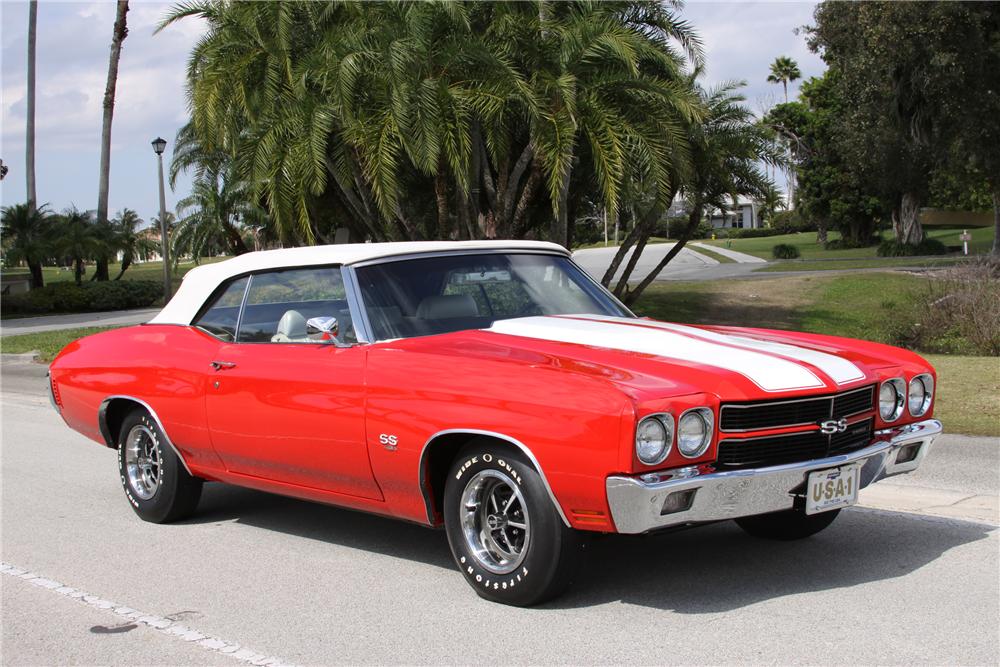 1970 CHEVROLET CHEVELLE LS5 2 DOOR CONVERTIBLE