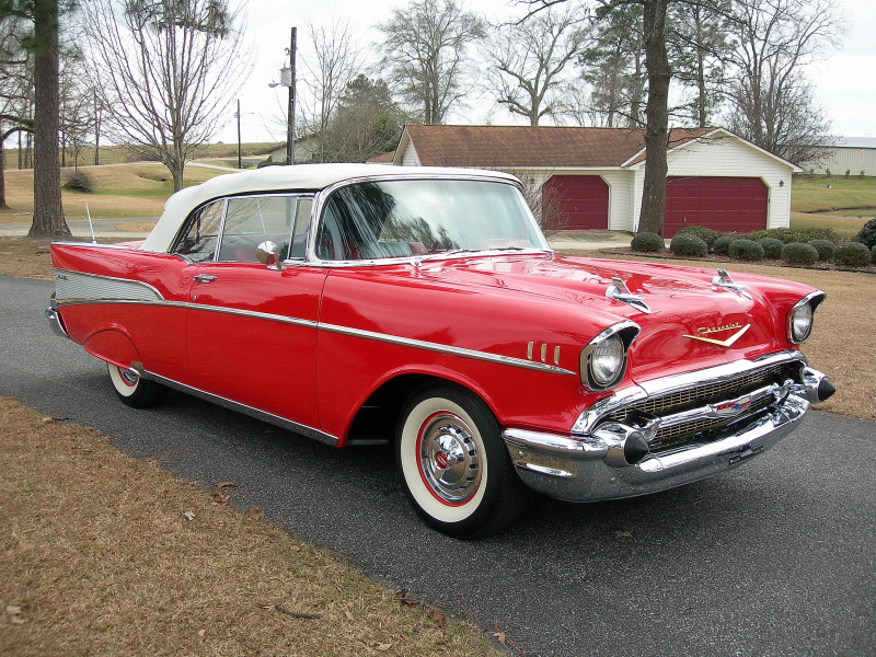 1957 CHEVROLET BEL AIR 2 DOOR CONVERTIBLE