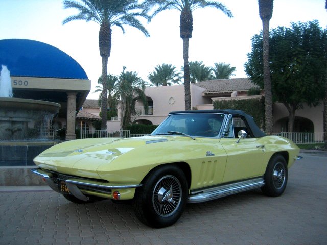 1966 CHEVROLET CORVETTE 2 DOOR CONVERTIBLE