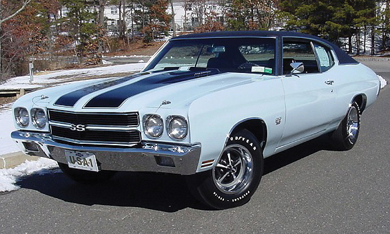 1970 CHEVROLET CHEVELLE MALIBU SS 2 DOOR HARDTOP