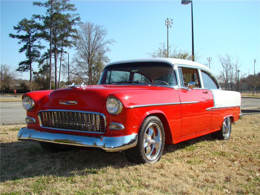 1955 CHEVROLET BEL AIR CUSTOM 2 DOOR SEDAN