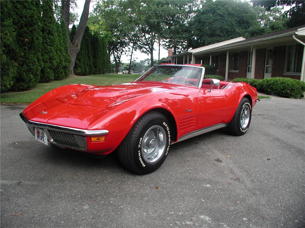 1971 CHEVROLET CORVETTE 2 DOOR CONVERTIBLE