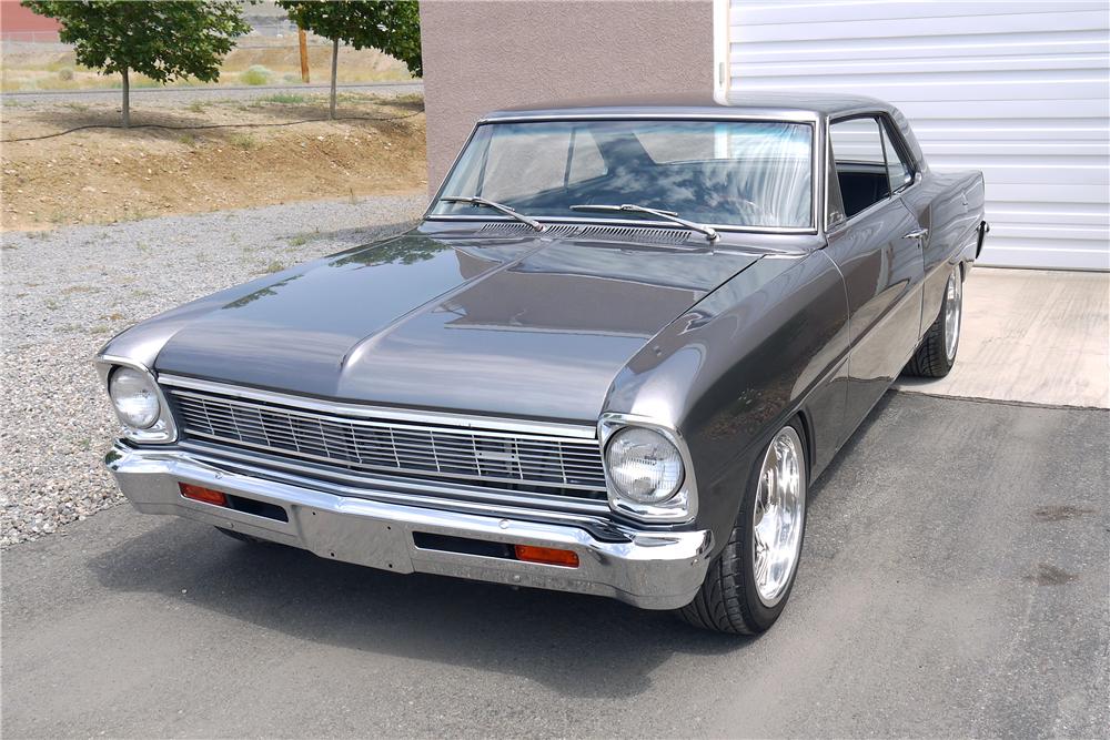 1966 CHEVROLET CHEVY II NOVA CUSTOM 2 DOOR COUPE