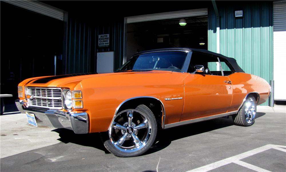 1971 CHEVROLET CHEVELLE MALIBU CONVERTIBLE