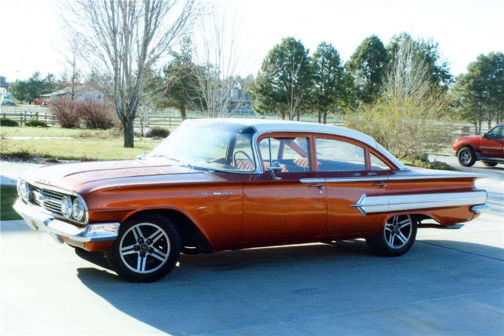 1960 CHEVROLET BEL AIR CUSTOM 4 DOOR SEDAN