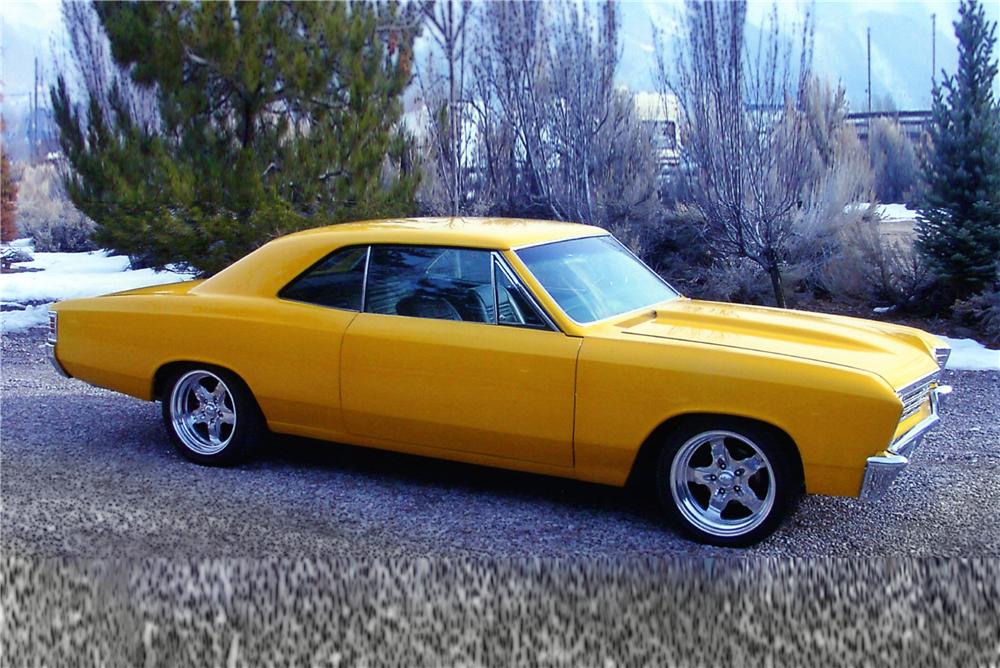 1967 CHEVROLET CHEVELLE CUSTOM 2 DOOR HARDTOP