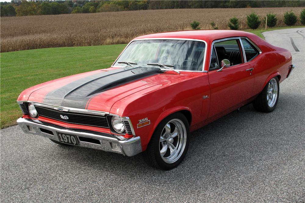 1970 CHEVROLET NOVA CUSTOM 2 DOOR COUPE