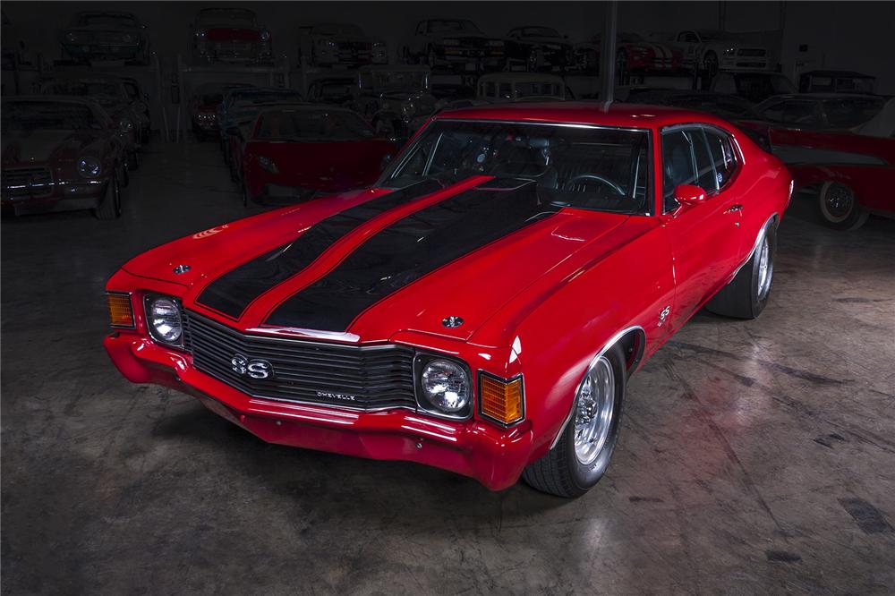 1972 CHEVROLET CHEVELLE MALIBU CUSTOM 2 DOOR COUPE