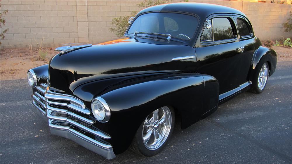 1946 CHEVROLET 5 WINDOW CUSTOM 2 DOOR COUPE