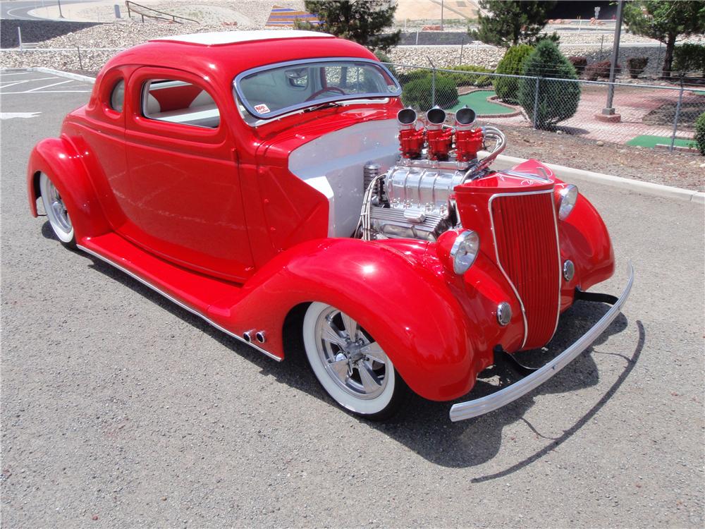 1936 FORD CUSTOM 5 WINDOW COUPE