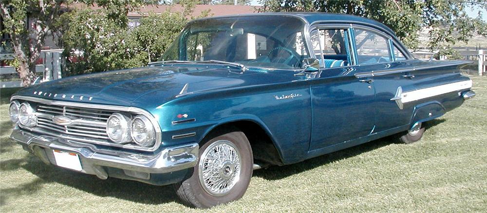 1960 CHEVROLET BEL AIR CUSTOM 4 DOOR HARDTOP