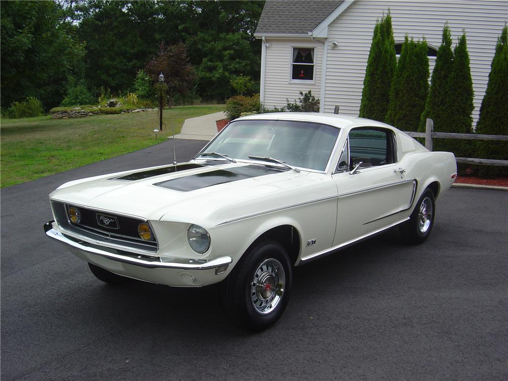 1968 FORD MUSTANG GT 2 DOOR FASTBACK