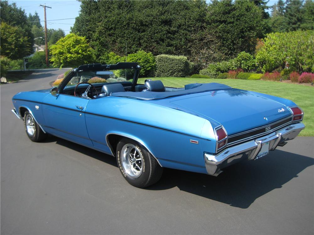 1969 CHEVROLET CHEVELLE 2 DOOR CONVERTIBLE