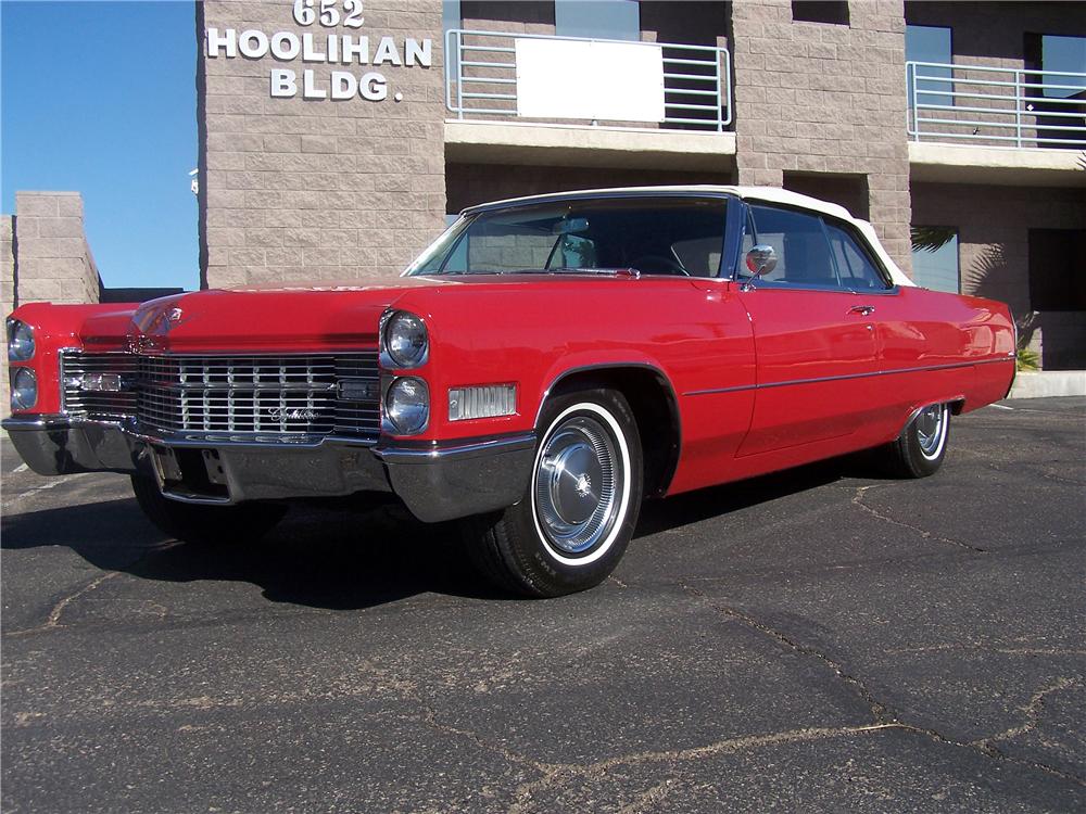 1966 CADILLAC DE VILLE 2 DOOR CONVERTIBLE