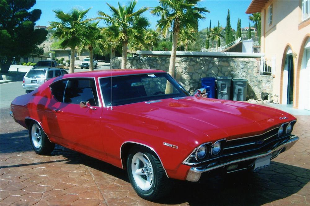 1969 CHEVROLET CHEVELLE CUSTOM 2 DOOR COUPE