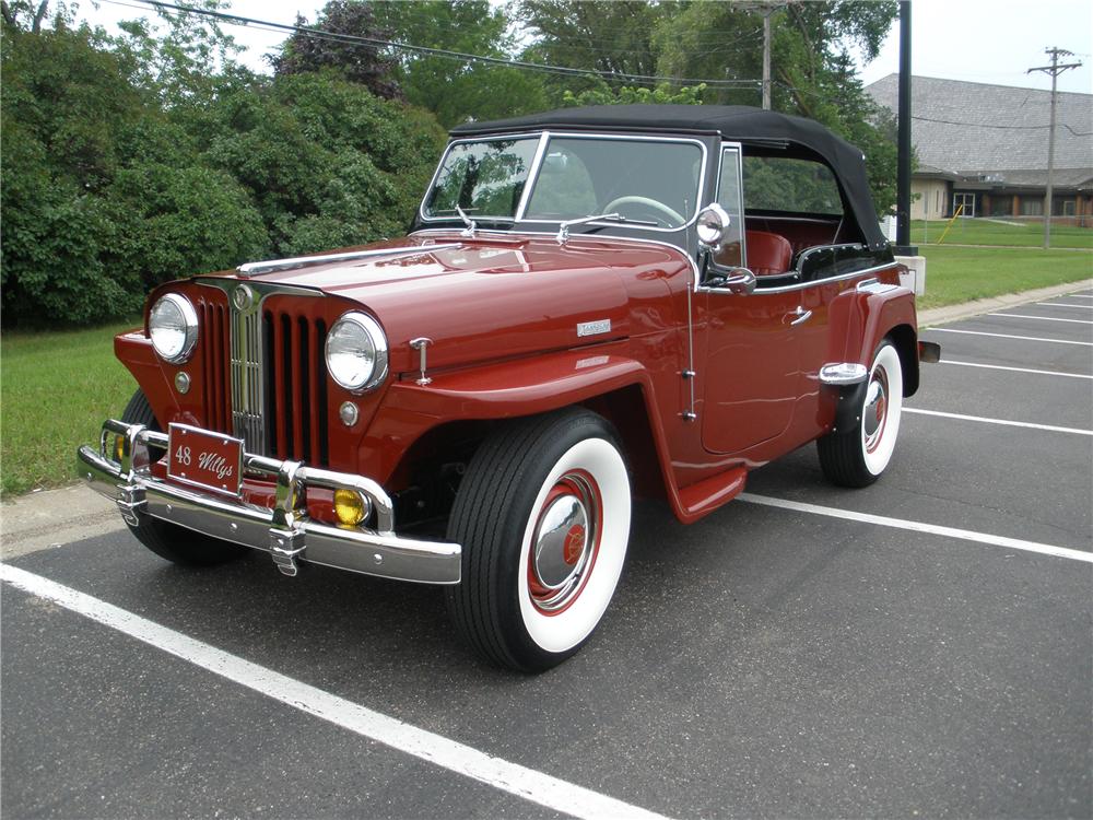 1948 WILLYS JEEPSTER 2 DOOR CONVERTIBLE