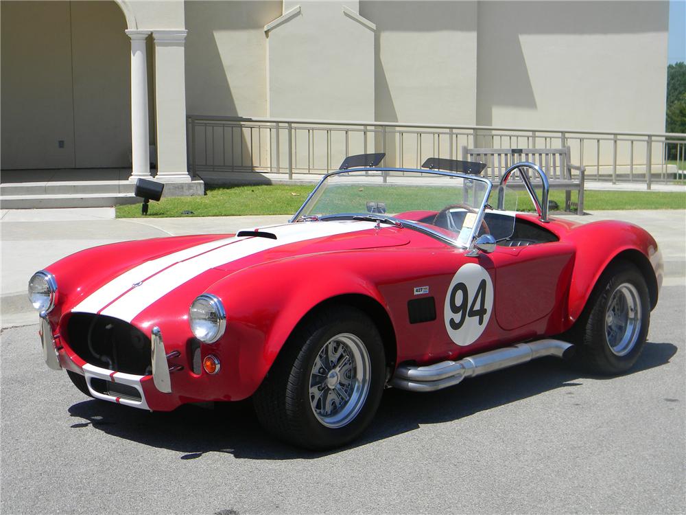 1967 COBRA ROADSTER RE-CREATION